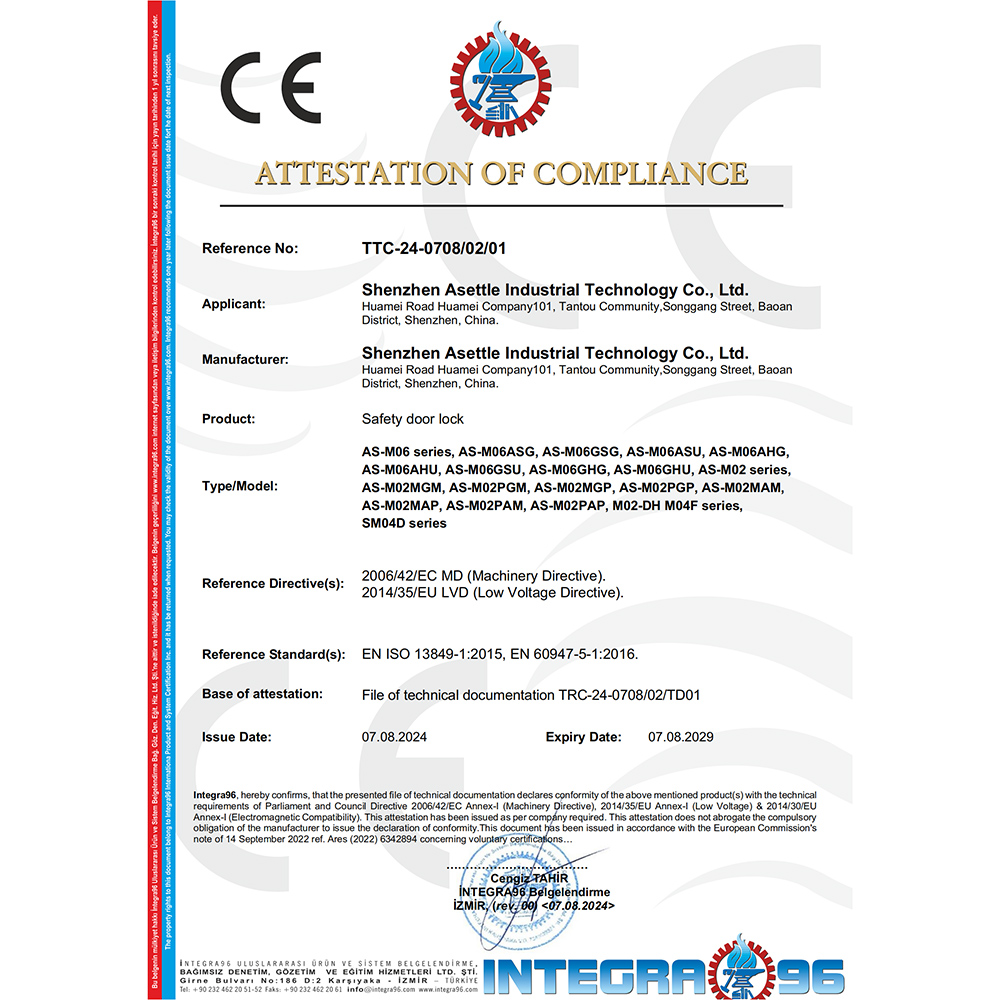 安全门锁CE